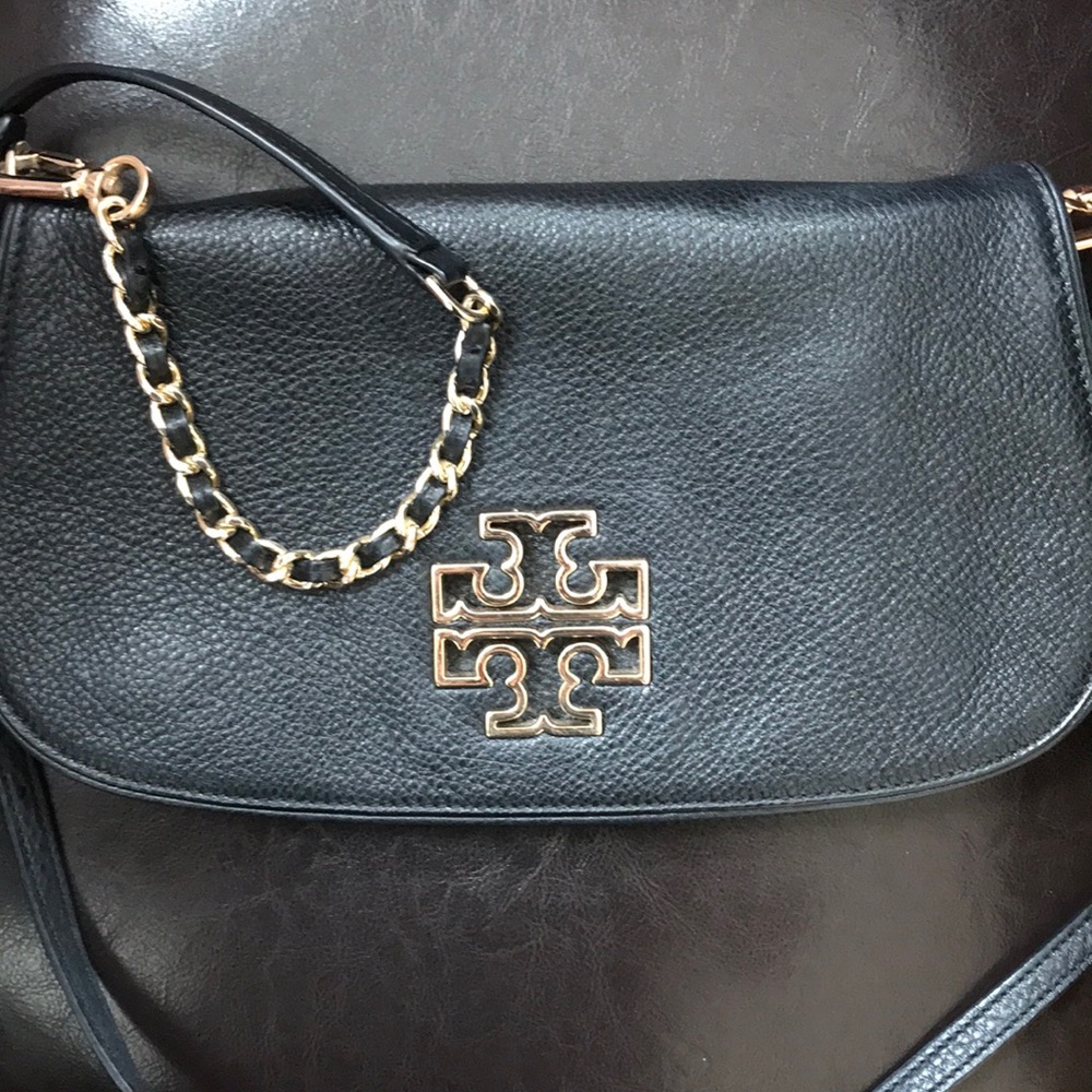 Authentic TORY BURCH  'Britten' Convertible Clutch